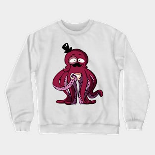 fancy octopus Crewneck Sweatshirt